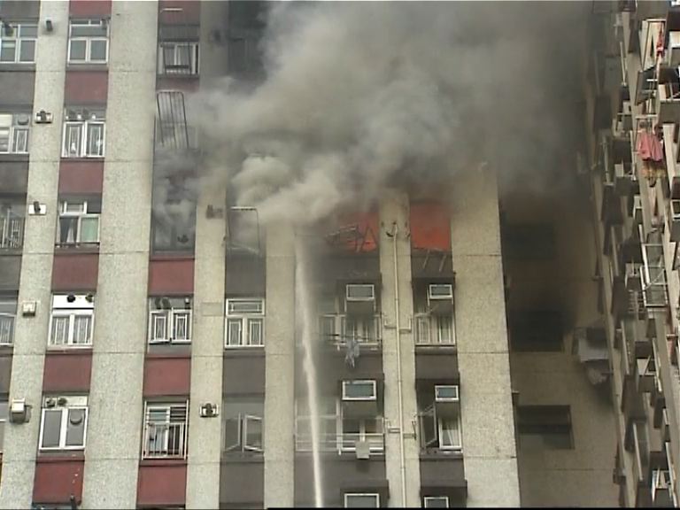 黃大仙天馬苑單位失火七人傷