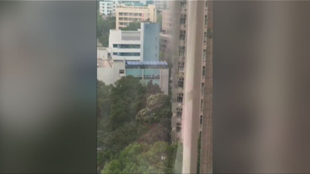 黃大仙鳳德邨單位閉門失火冒濃煙