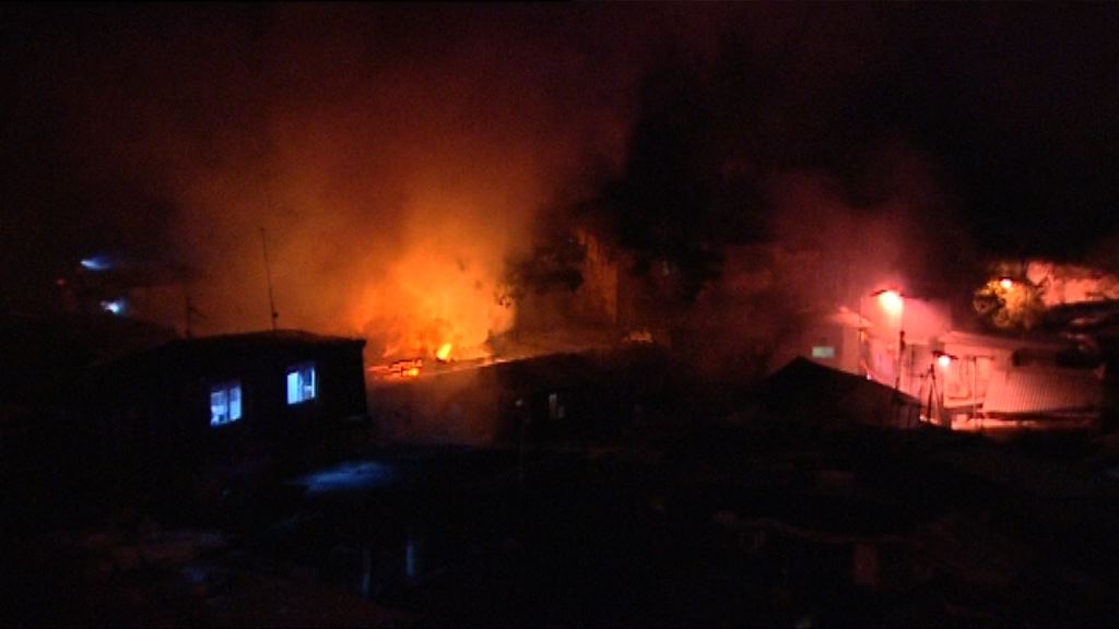 茶果嶺村二級火發現一具屍體