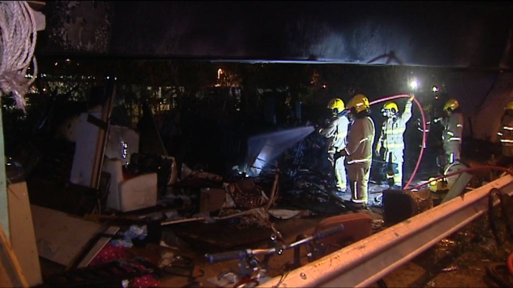 油麻地露宿者雜物起火有可疑