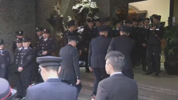 消防處為殉職消防員邱耀文舉行榮譽喪禮