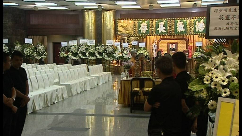 殉職消防總隊目邱少明設靈