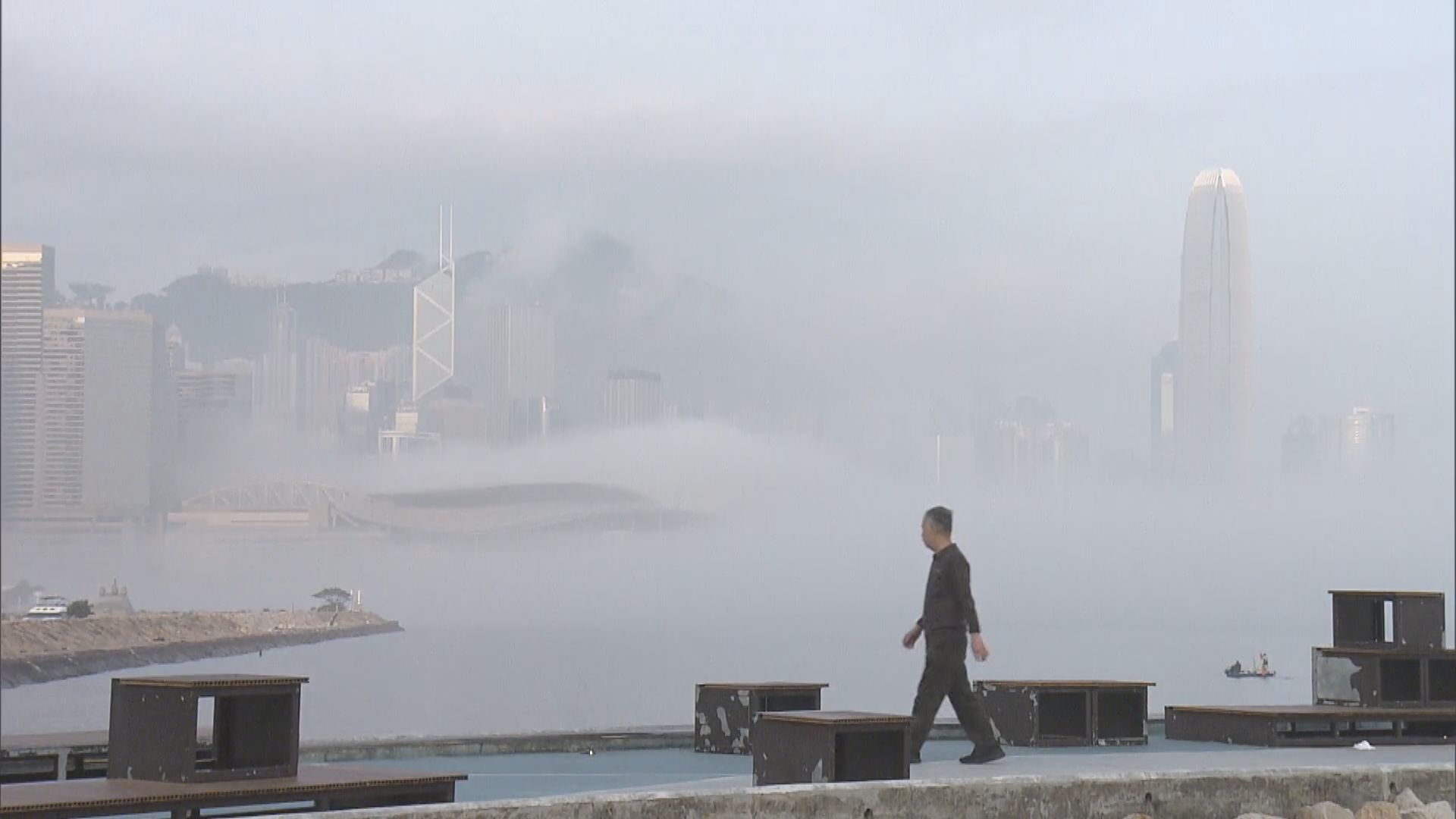本港早上多處有大霧　能見度偏低