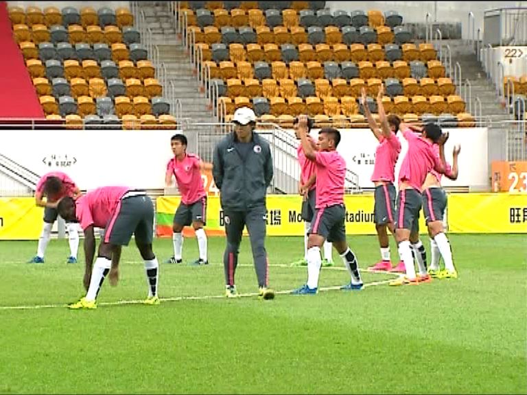 港隊旺角場訓練迎戰卡塔爾