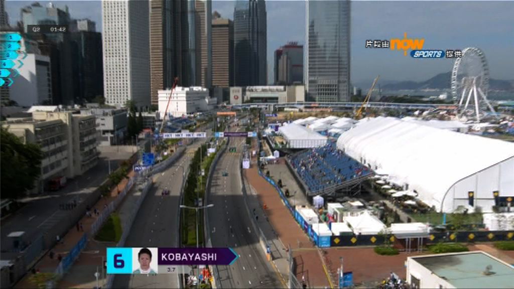 電動方程式賽車中環海濱上演