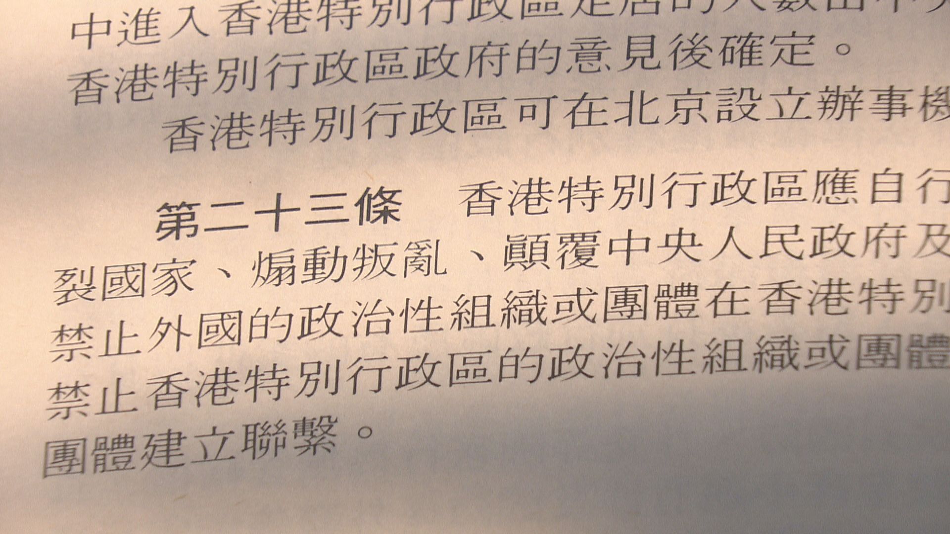 劉兆佳：基本法23條立法的內容不會比國安法「辣」