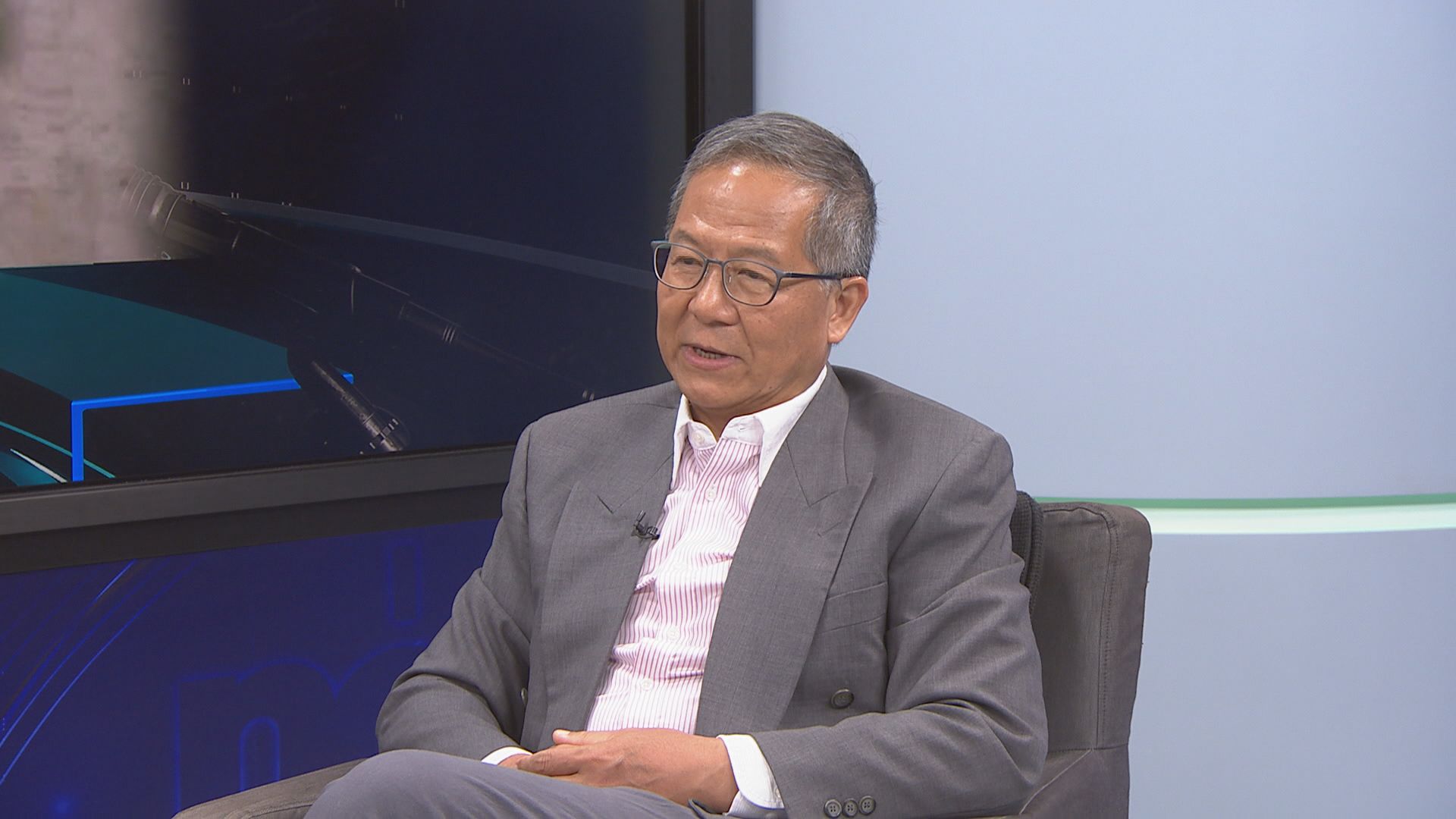 梁榮武：懸掛十號風球前潮水有下降