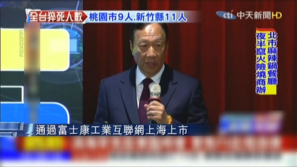 【股東會通過】富士康工業互聯網申上A股