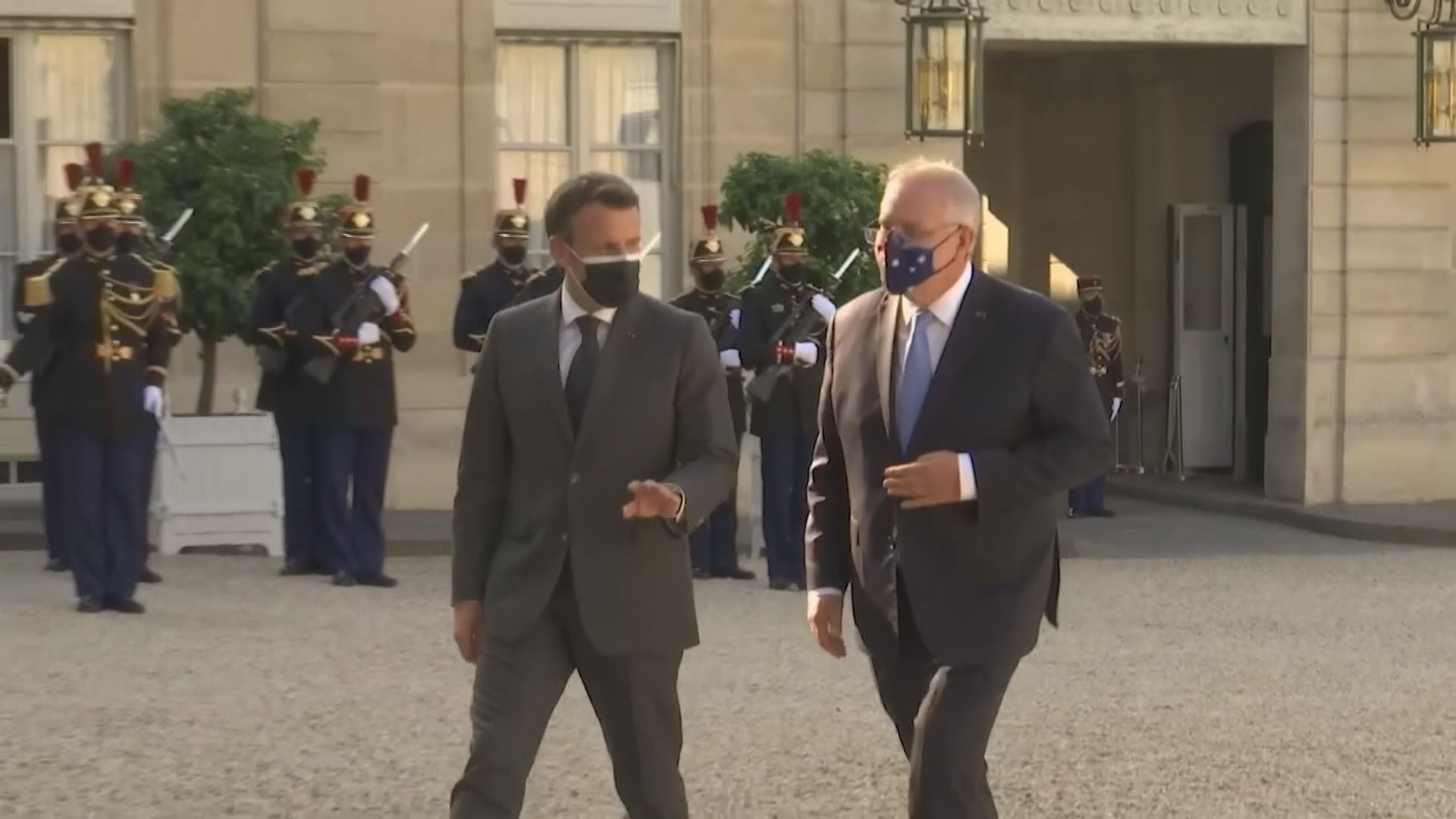 馬克龍：有國家對澳洲採取經濟脅迫措施違國際法