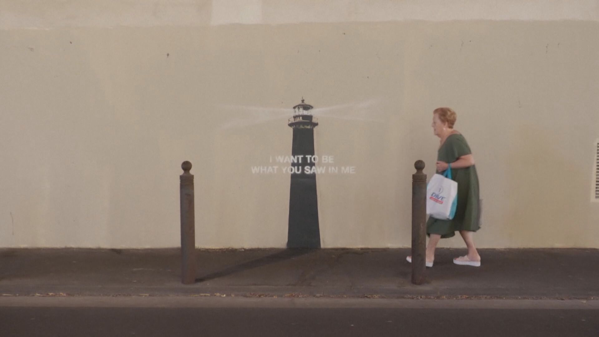 班克西發表塗鴉新作　掀起粉絲大舉搜尋具體位置