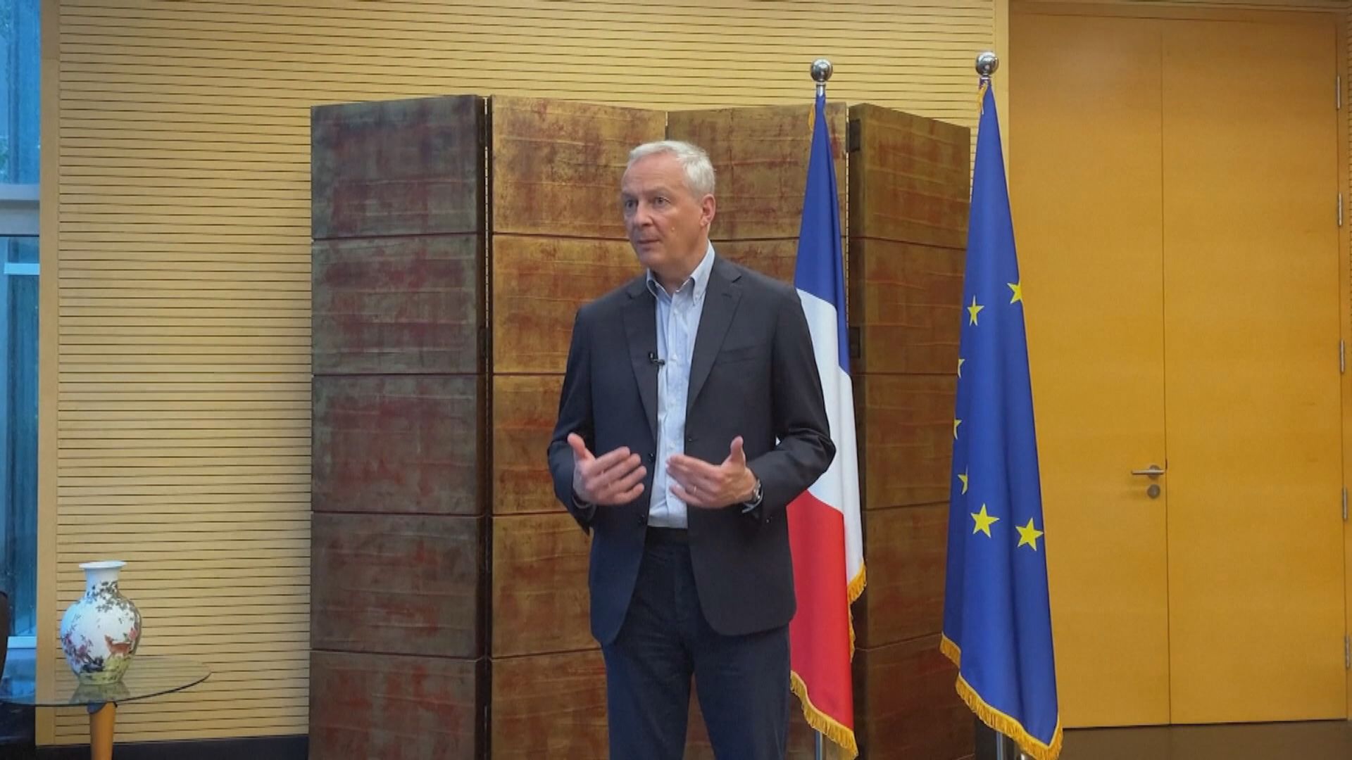 法國財長稱冀有更好的中國市場准入條件