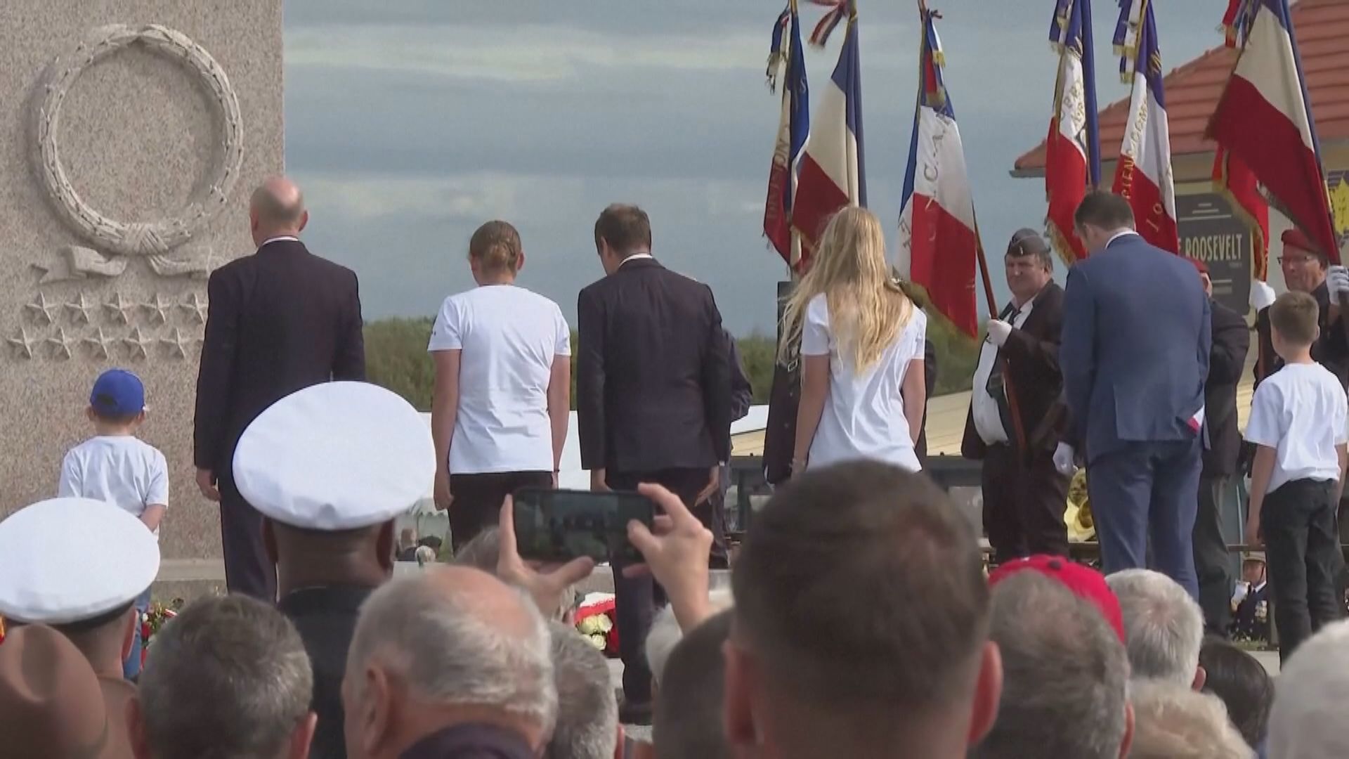 法國諾曼第有儀式紀念二戰盟軍登陸81周年