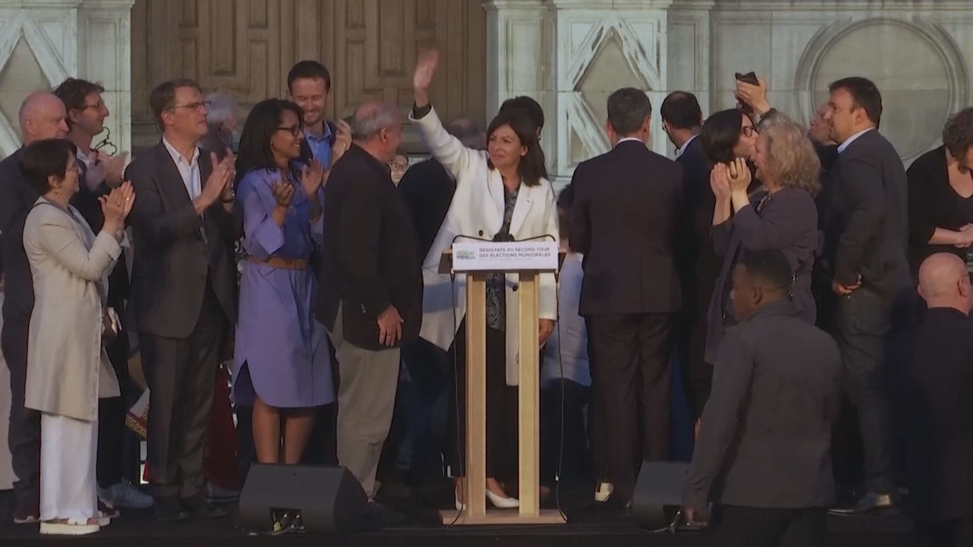 法國地方選舉第二輪投票　伊達爾戈成功連任巴黎市長
