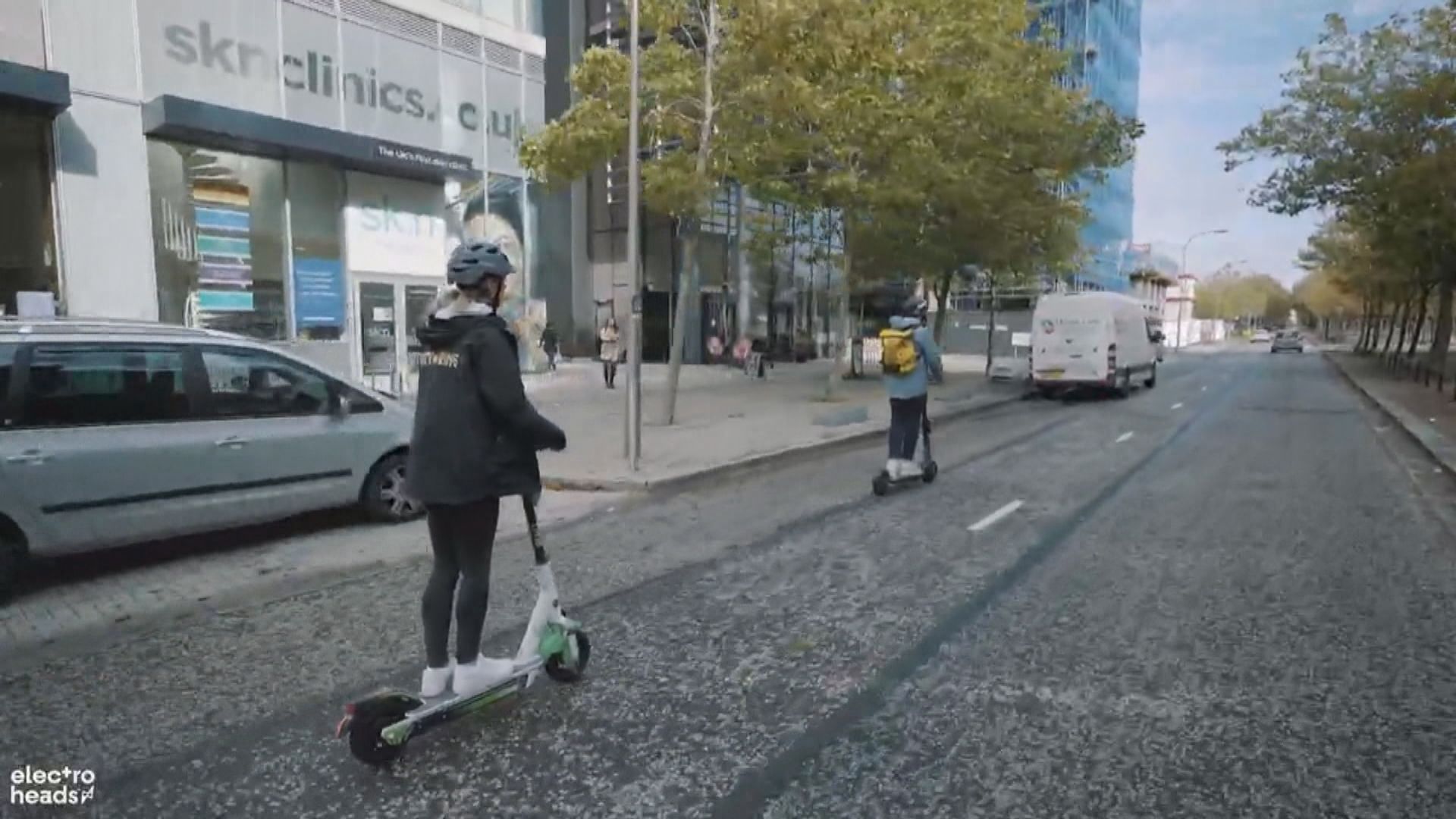 巴黎有行人被電動滑板車撞倒後身亡