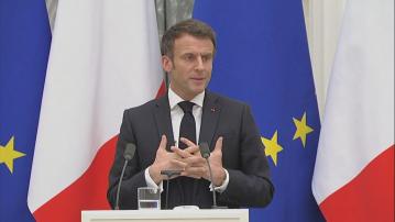 法國總統馬克龍指已準備好辯論在歐洲防禦中使用核武