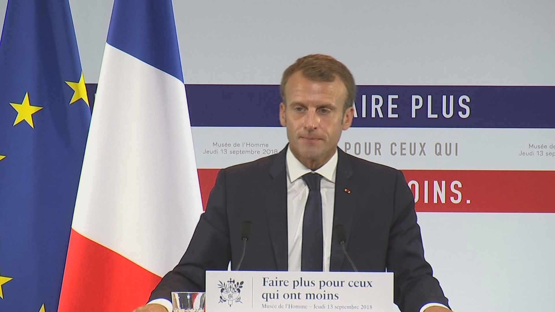 馬克龍宣布八十億歐元扶貧計劃