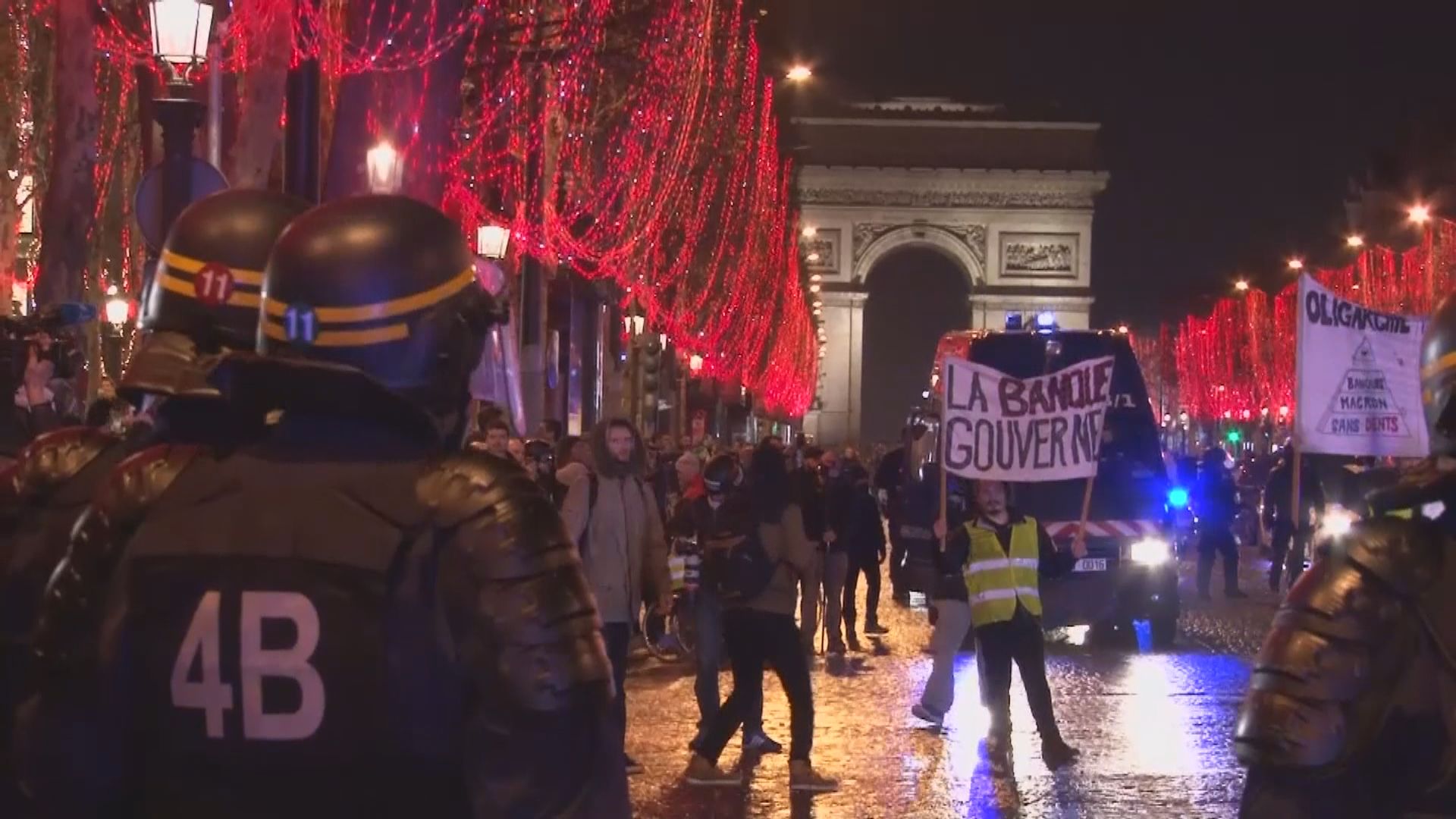法國黃背心示威人數大減　爆發零星衝突