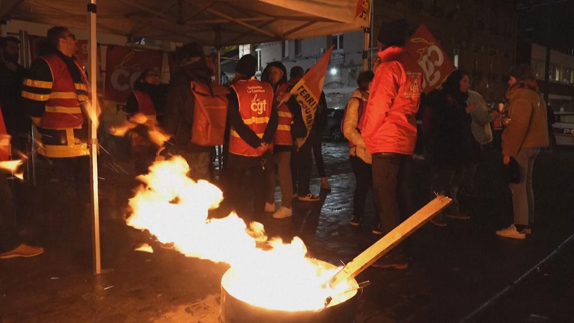 法國罷工踏入第九天