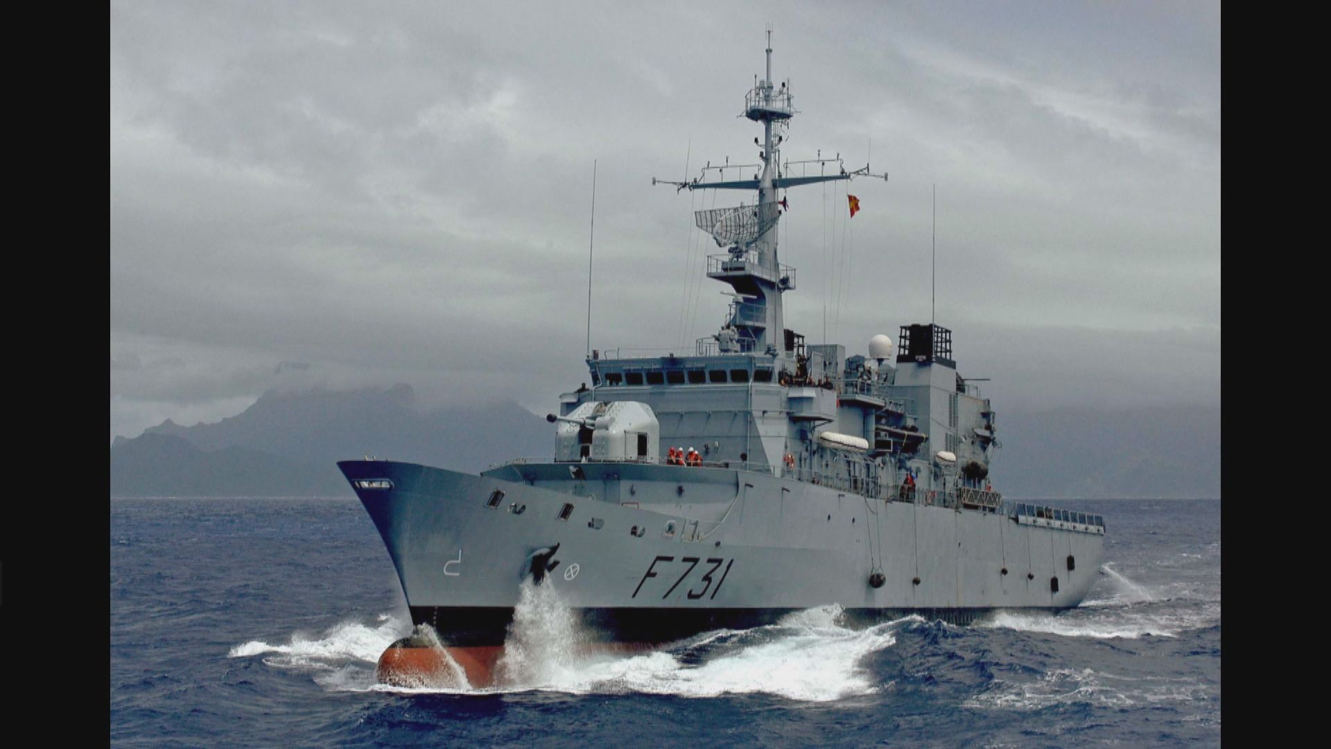 法國海軍護衛艦本月初通過台海