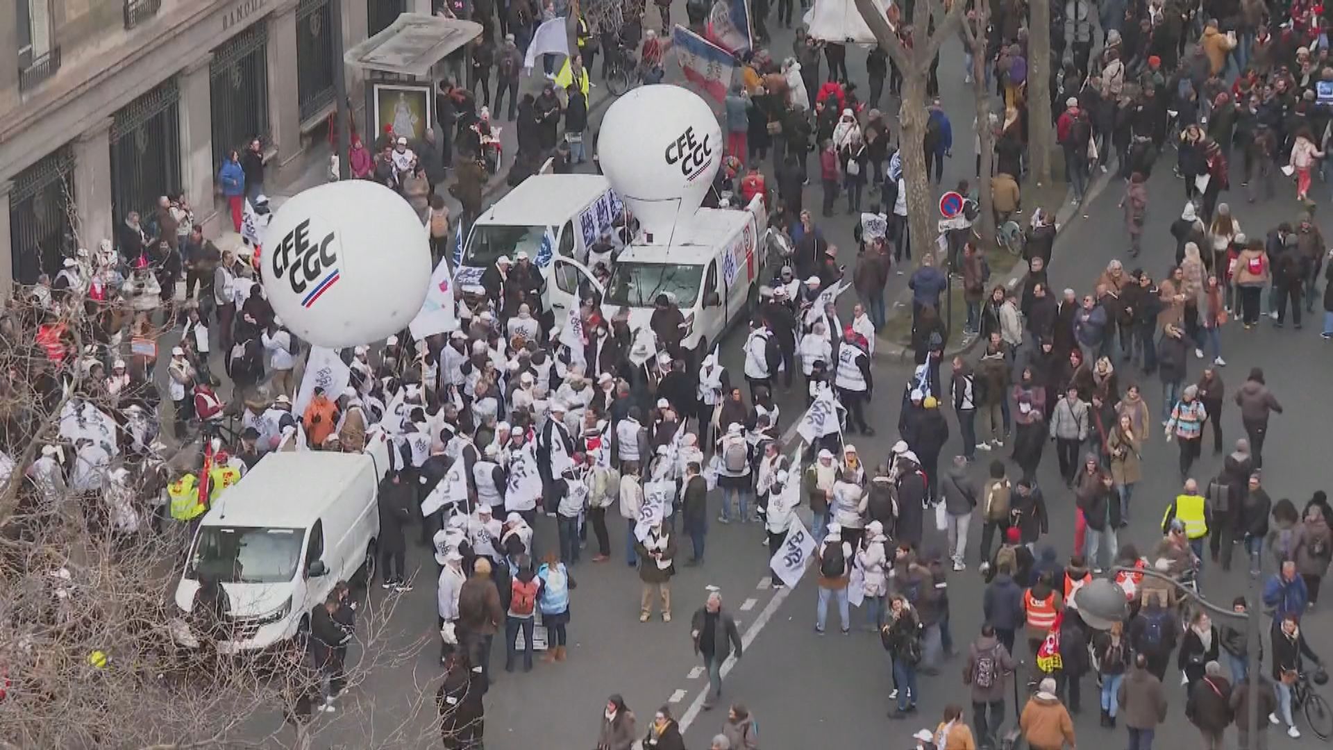 法國再有大型罷工抗議政府擬延長退休年齡