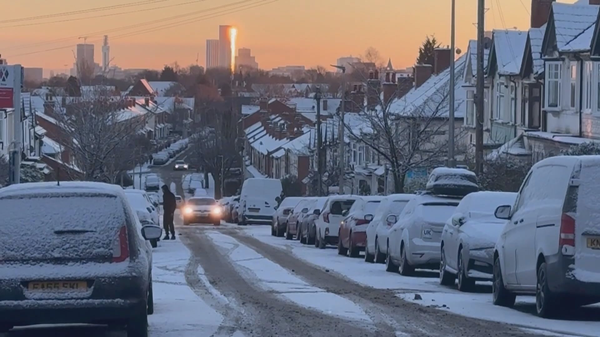 英國及法國遭遇入冬以來最冷天氣　大雪影響交通