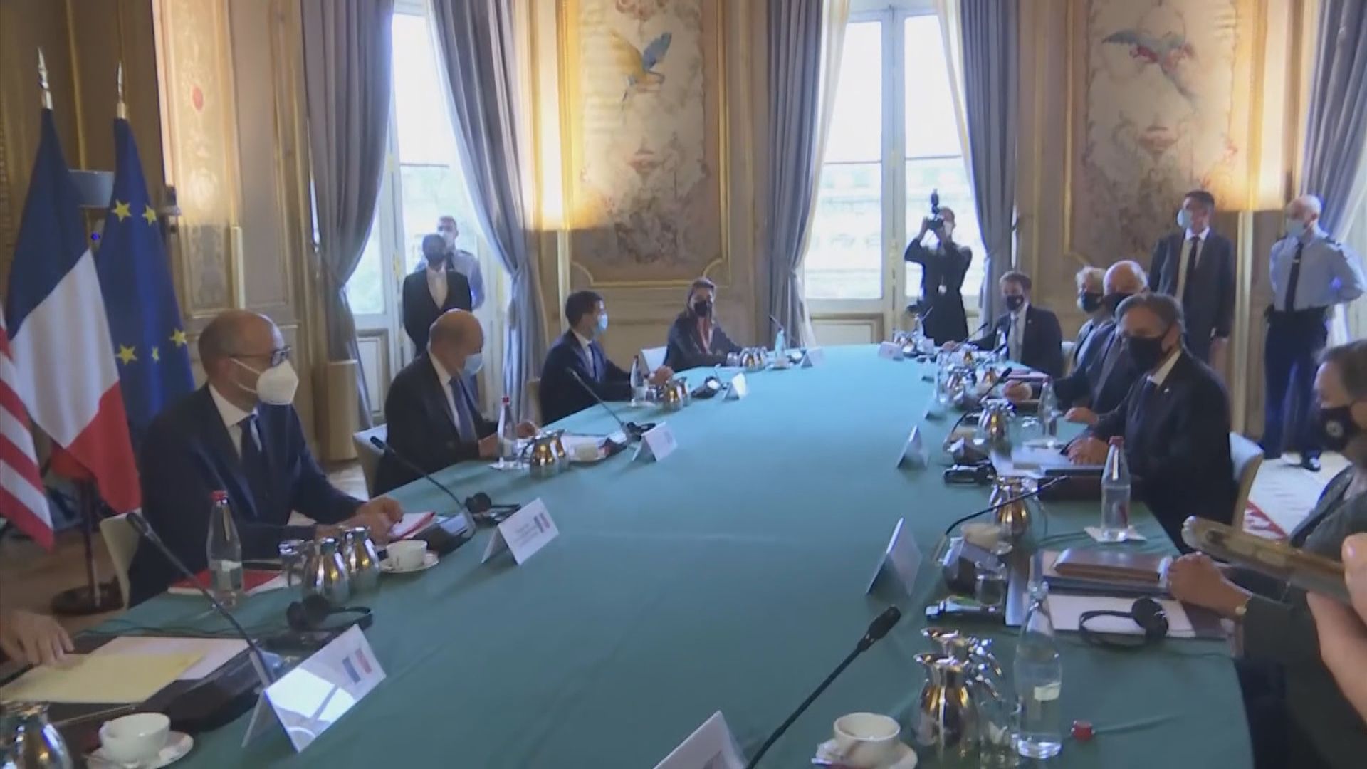 法國總統馬克龍晤布林肯　商討修補兩國關係