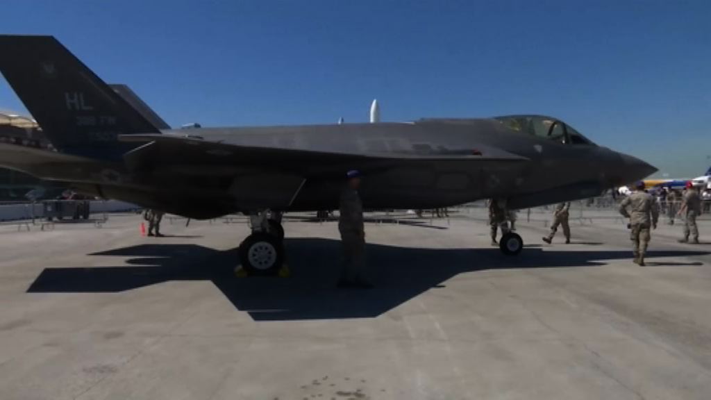 美軍F-35戰機參加巴黎航展