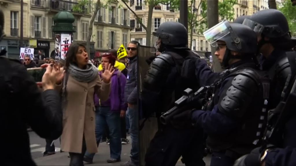 民眾上街警告馬克龍別延續前任施政