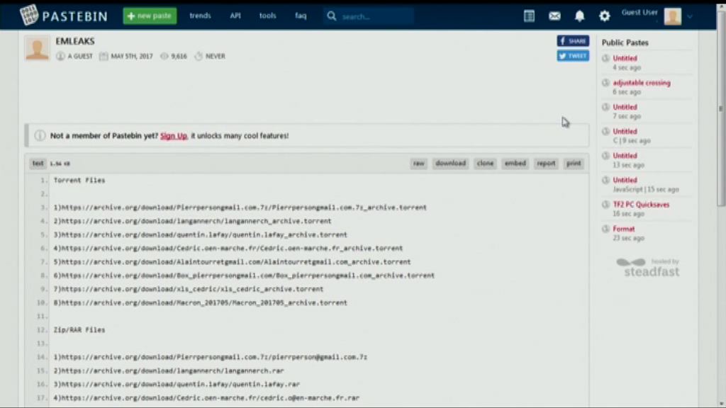 法國大選　馬克龍團隊承認電郵被入侵