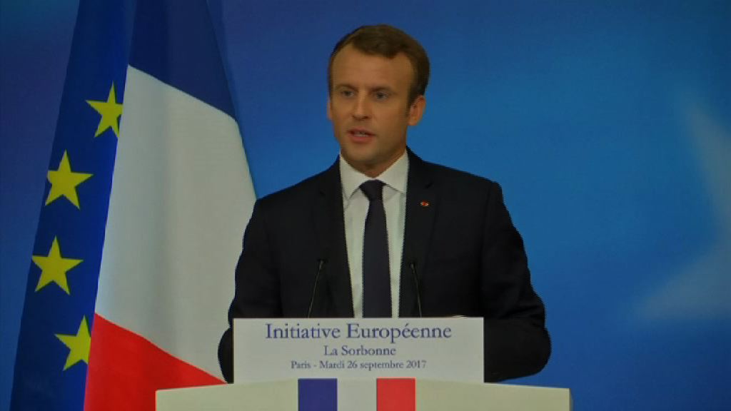 馬克龍提出歐盟改革藍圖
