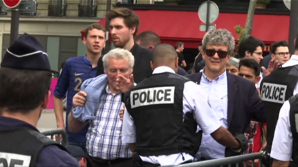 歐國盃揭幕球場球迷區保安森嚴