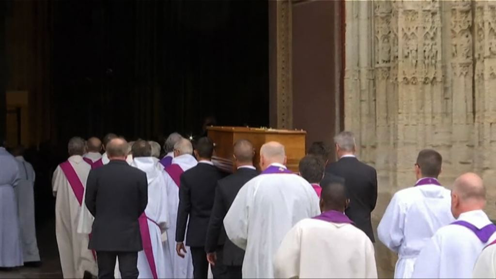 法國教堂襲擊案遇害神父舉殯