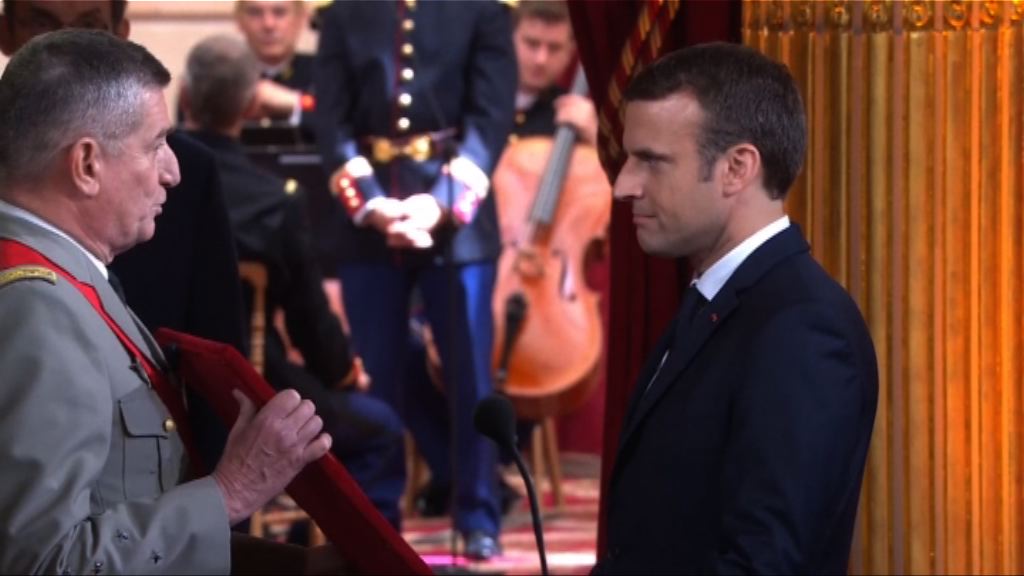 馬克龍承諾致力打擊恐怖主義