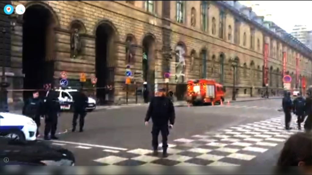 男子羅浮宮外持刀襲擊軍人