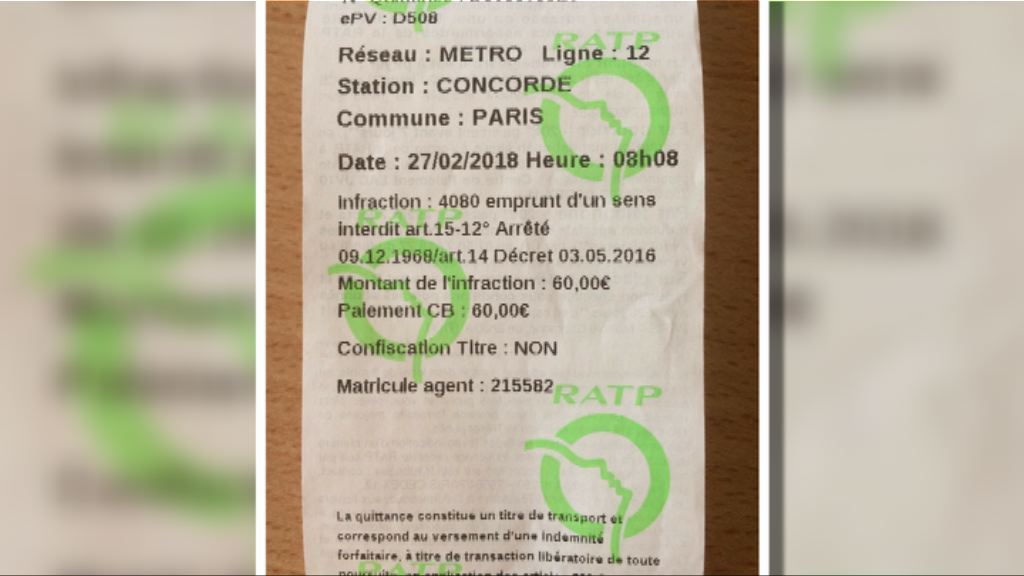 法國孕婦地鐵通道逆向行被罰款惹熱議