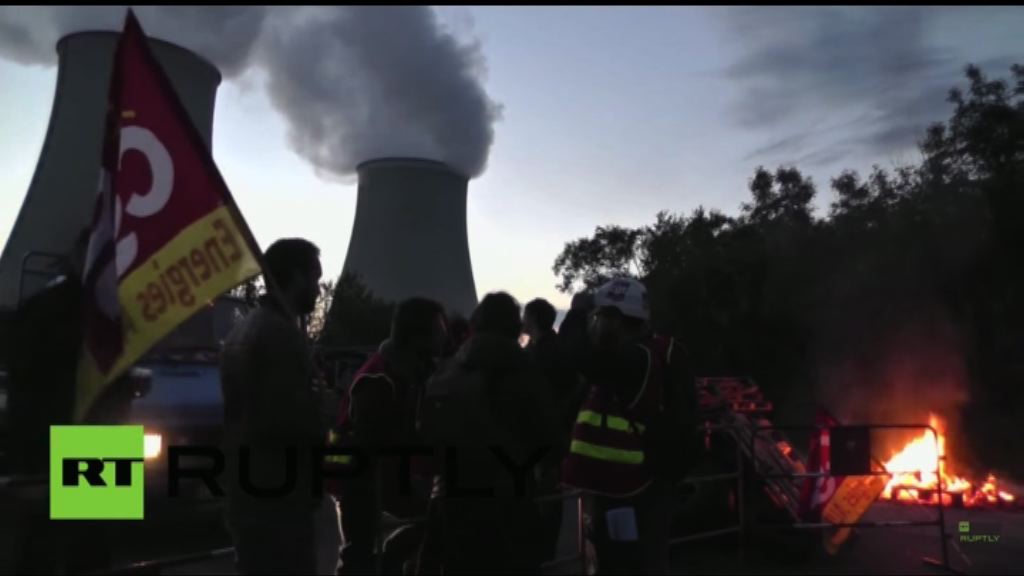 法國多間核電廠響應罷工一天