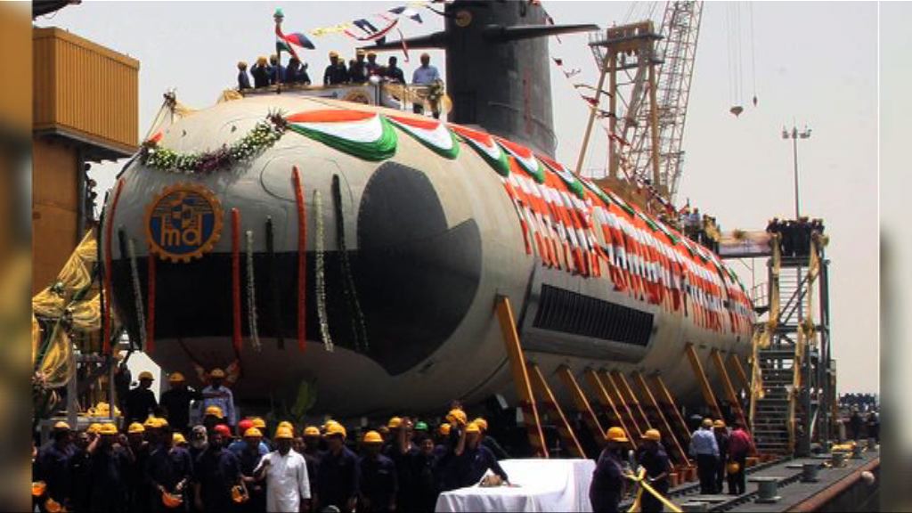 法國替印度建造潛艇資料疑外洩