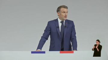 馬克龍籲溫和政黨結盟對抗極右翼國民聯盟