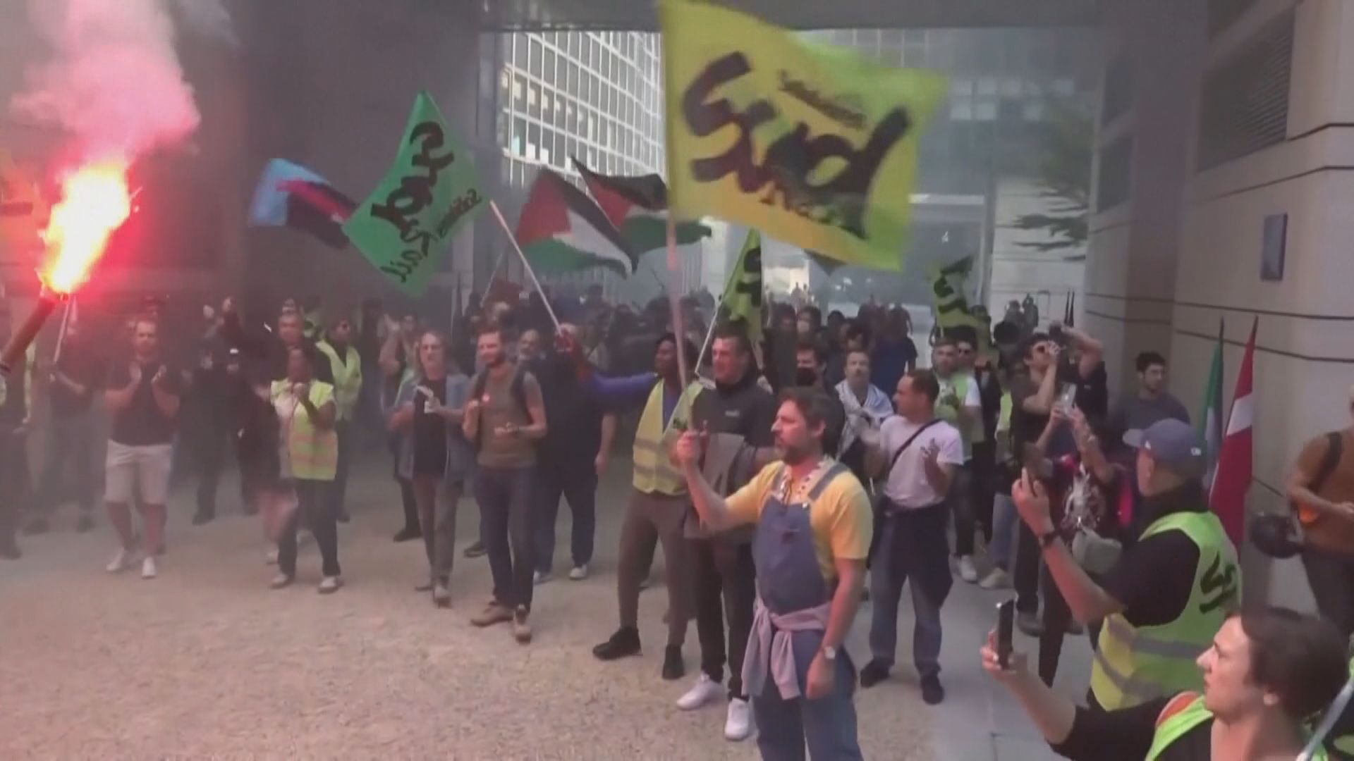 法國罷工示威抗議政府削減公共財政預算