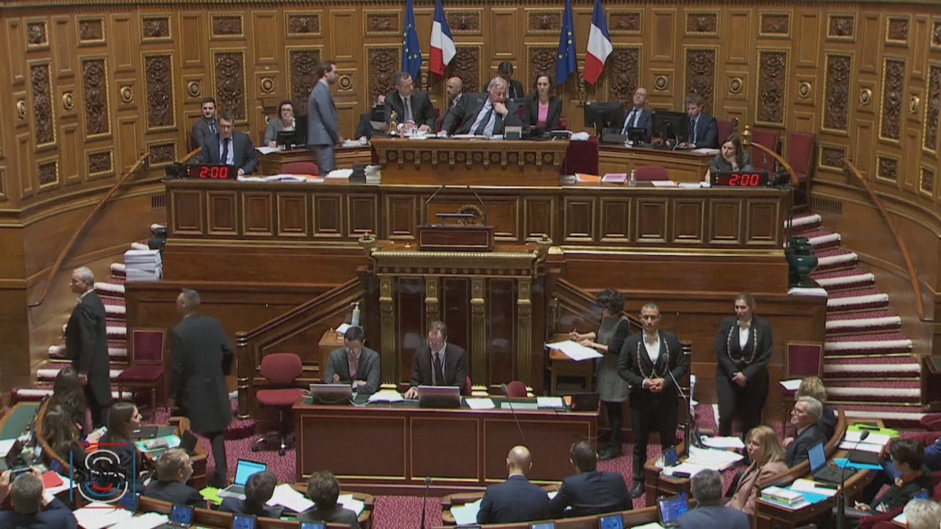 法參議院通過退休改革法案　多地再有民眾示威及罷工