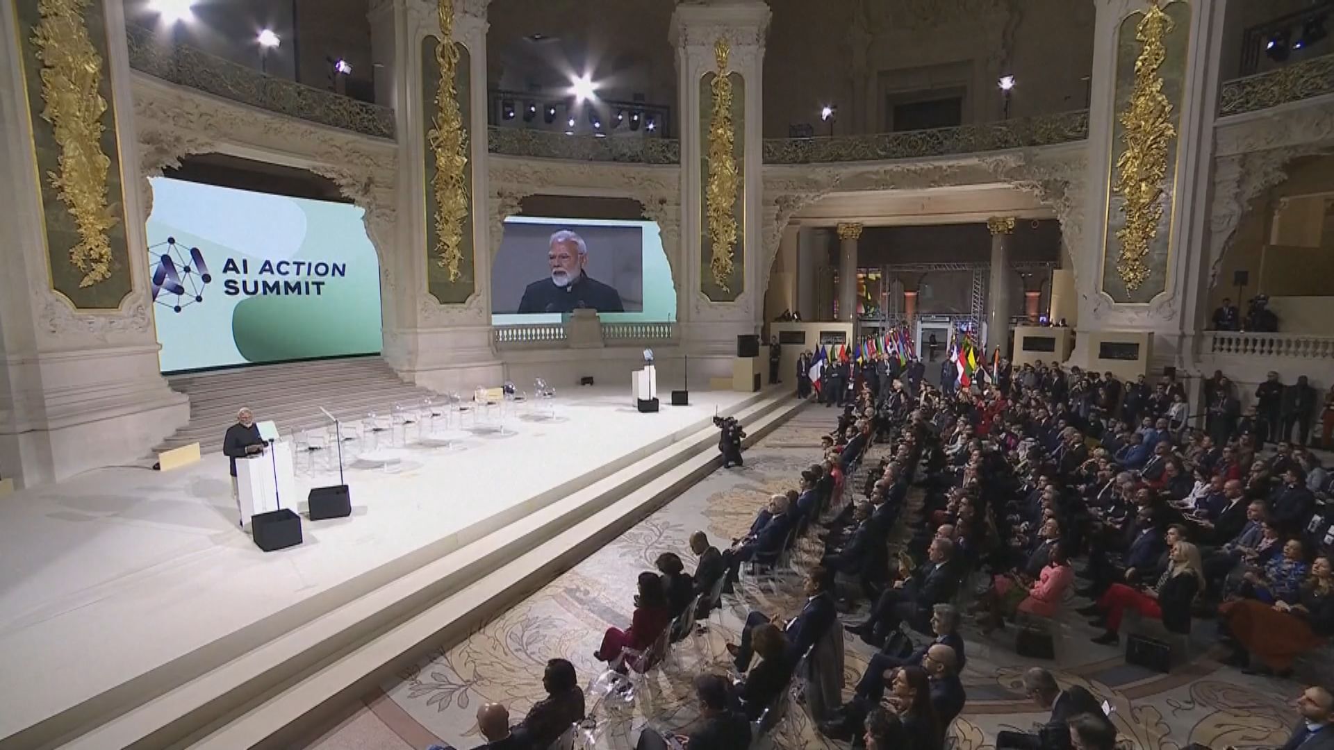 巴黎舉行的全球人工智能行動峰會召開第二日會議