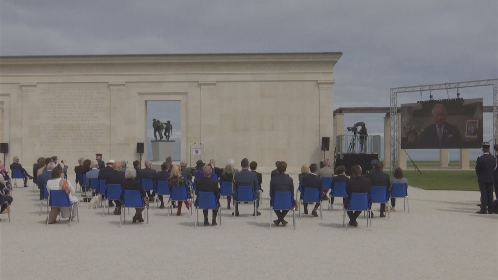 諾曼第戰役紀念建築在法國揭幕