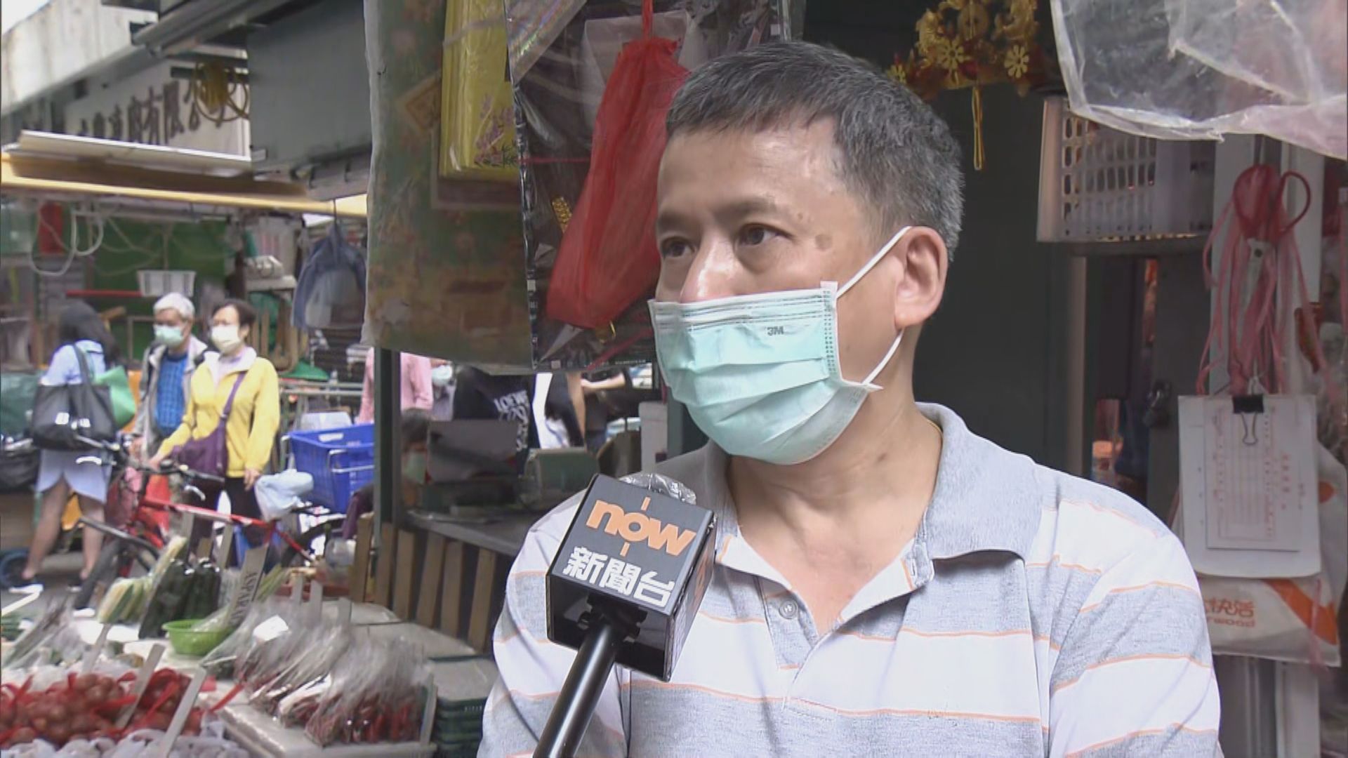 陳茂波落區聽意見　灣仔檔主指他在街市逗留15分鐘