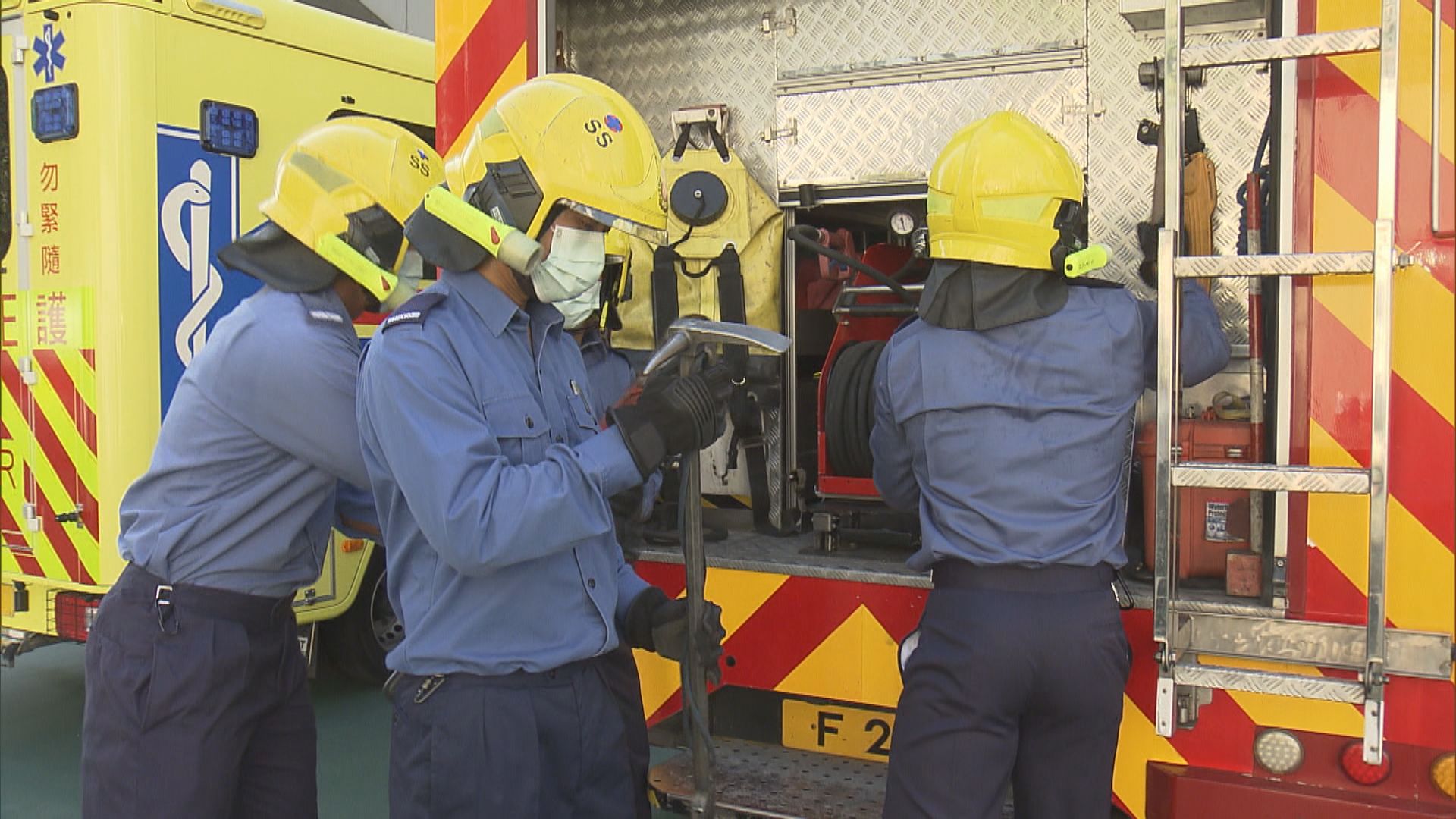 新界西北大停電　消防救護步上39層樓梯救獨居長者