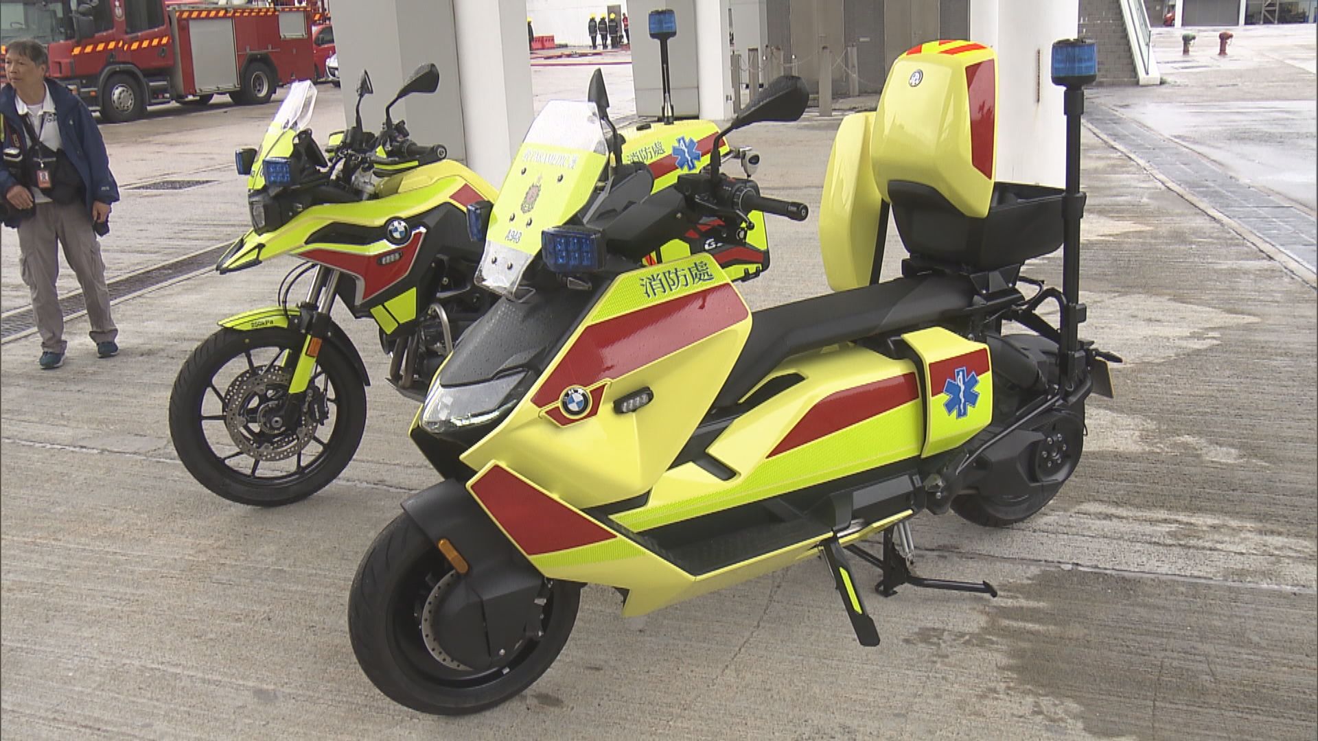 消防處首引入電動電單車　續航力足以應付日常救援任務