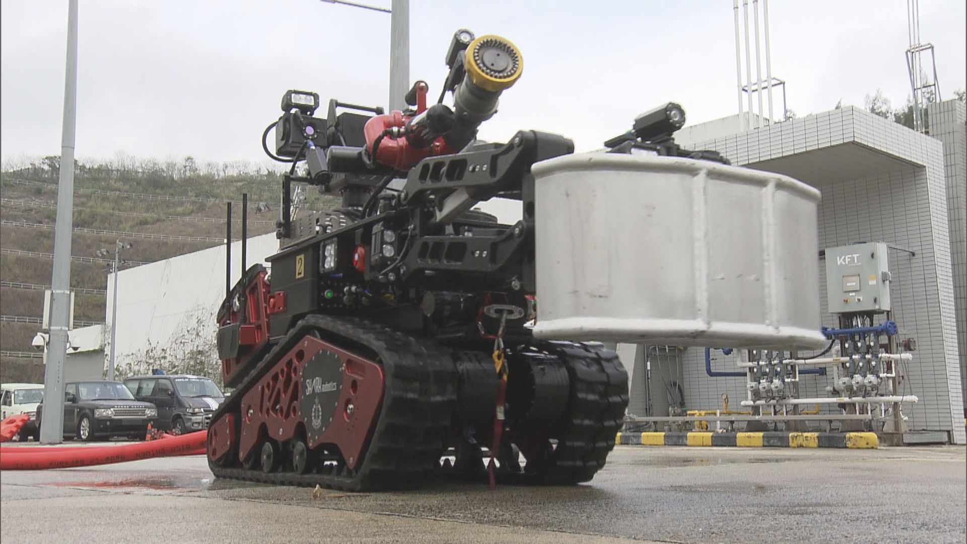 消防處購入多個機械人　提高任務效率