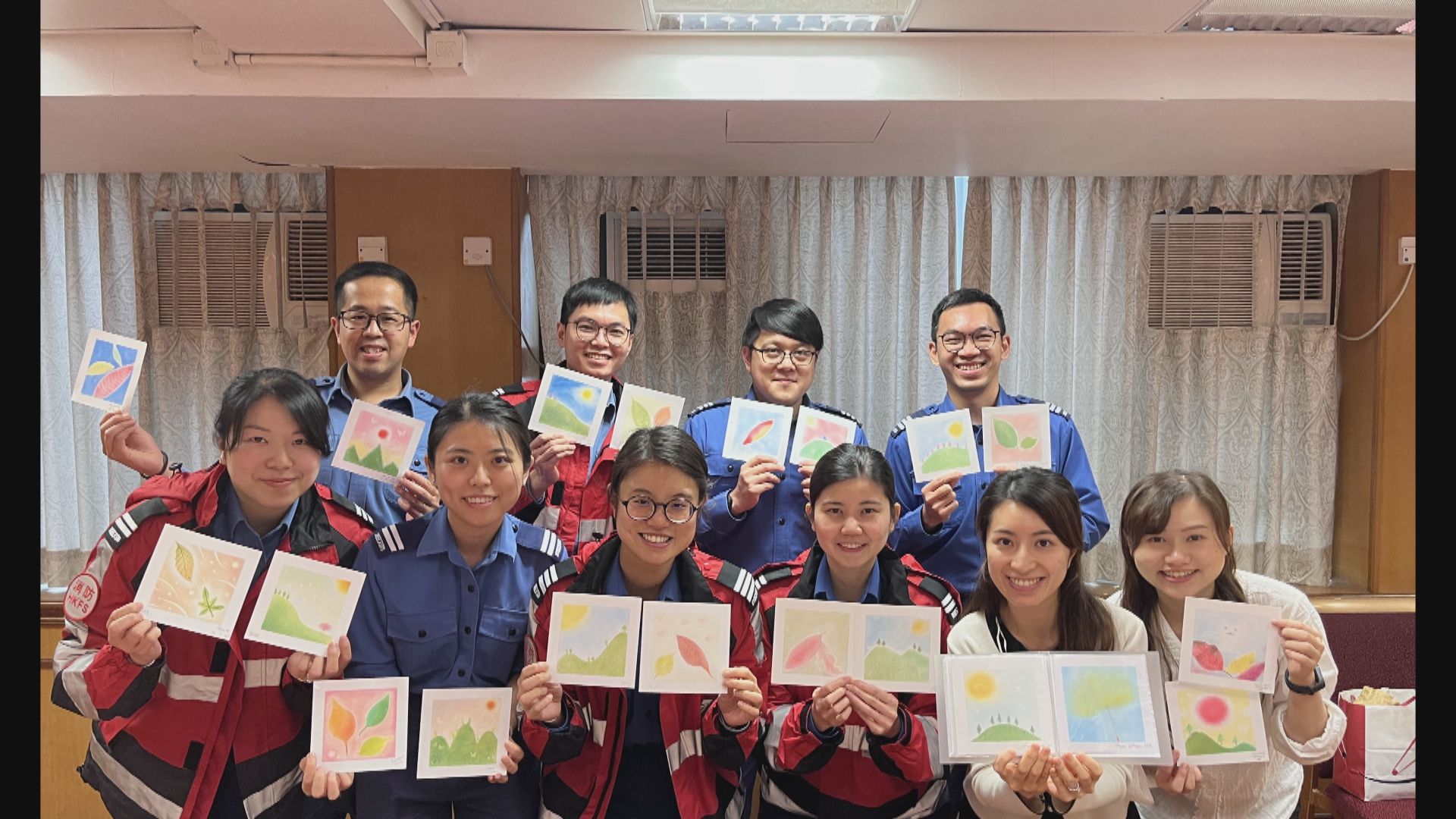 成立五年消防處心理服務組提供支援 透過藝術等媒介幫助減壓