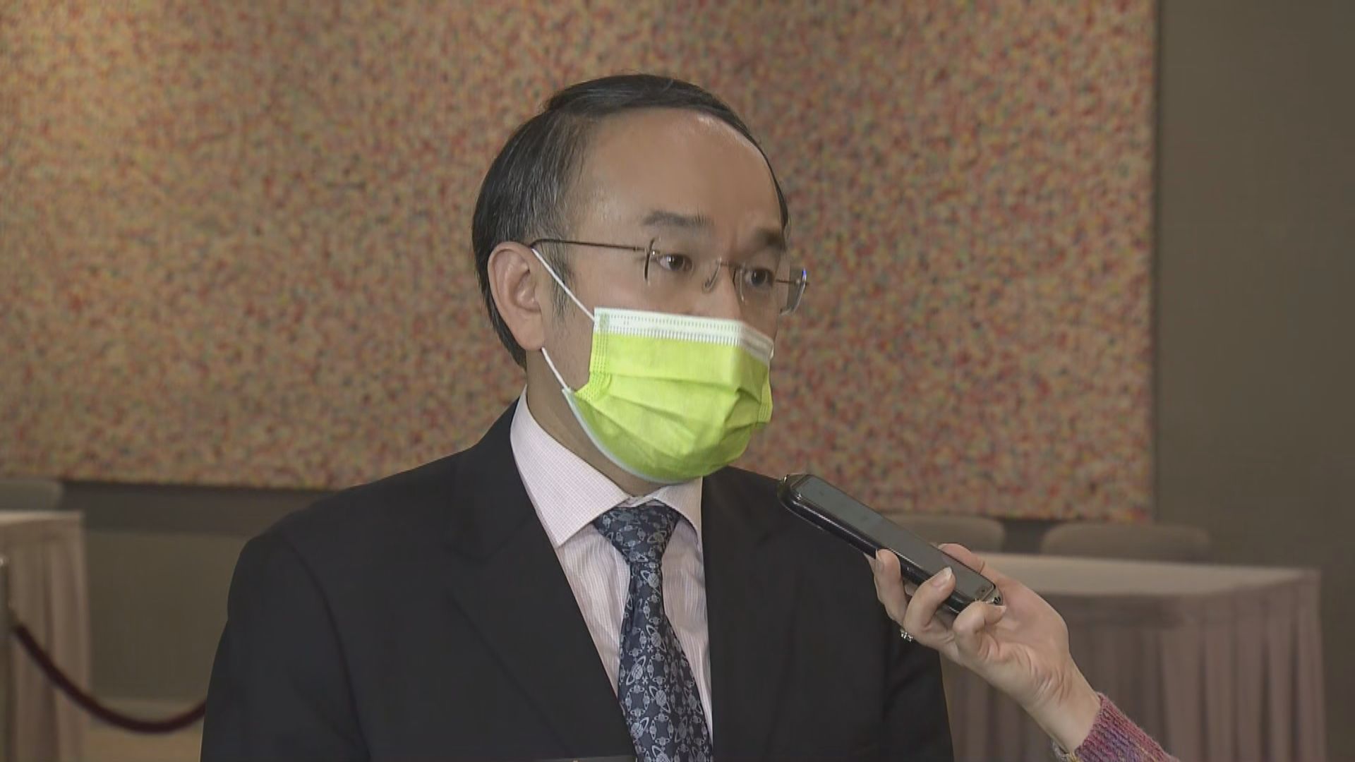 許正宇：港府充分管控摩根大通高層行程　豁免檢疫安排合適