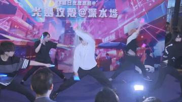 元宵深水埗日夜都繽紛 光劍吸引大小朋友