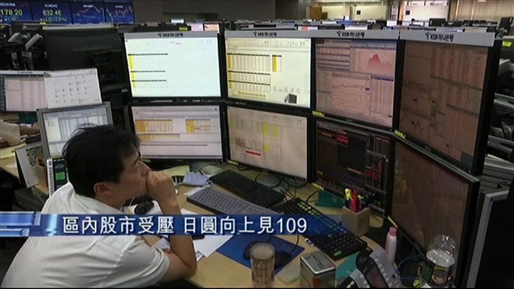 【美韓紮馬】嚇散亞股　Yen升上109